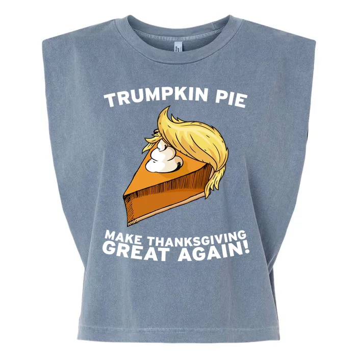 Thanksgiving Trumpkin Pie Garment-Dyed Women's Muscle Tee