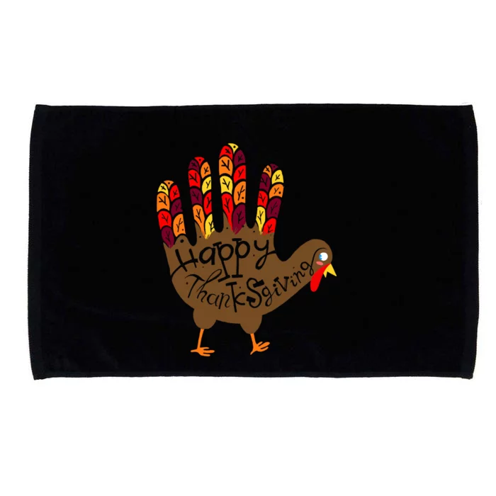 Thanksgiving Turkey Hand Microfiber Hand Towel