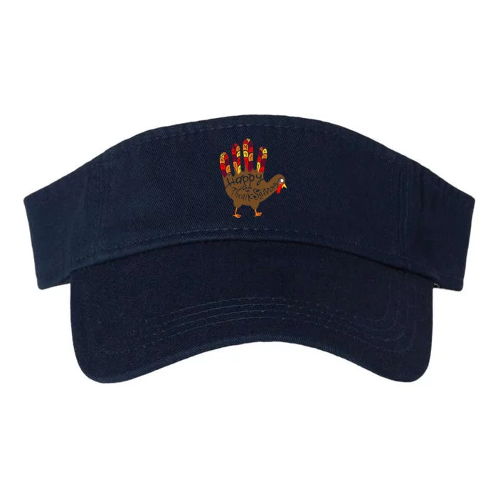 Thanksgiving Turkey Hand Valucap Bio-Washed Visor