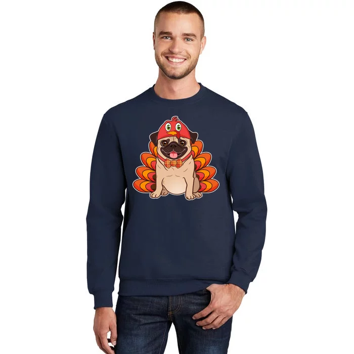 Thanksgiving Turkey Pug Sweatshirt