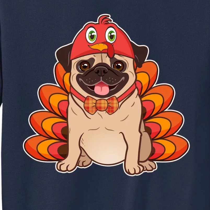 Thanksgiving Turkey Pug Sweatshirt