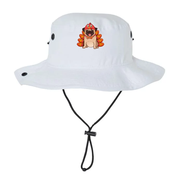 Thanksgiving Turkey Pug Legacy Cool Fit Booney Bucket Hat