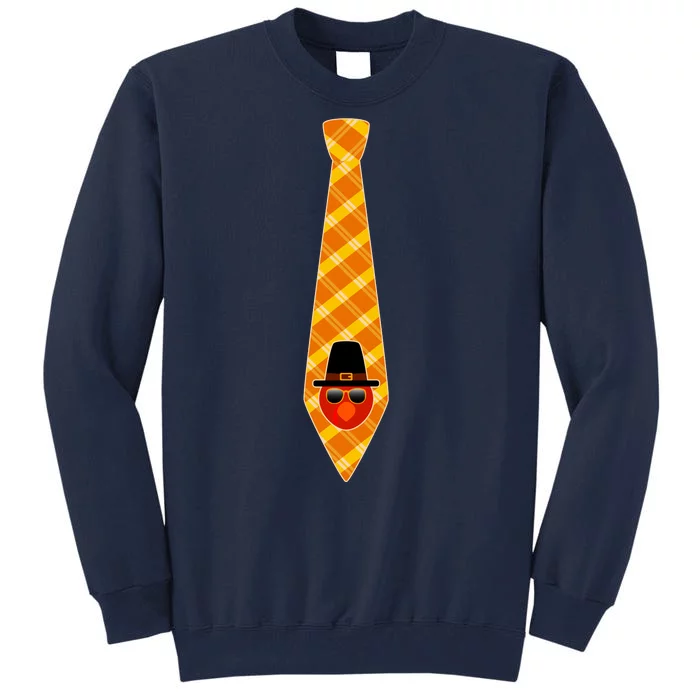 Thanksgiving Turkey Tie Tall Sweatshirt