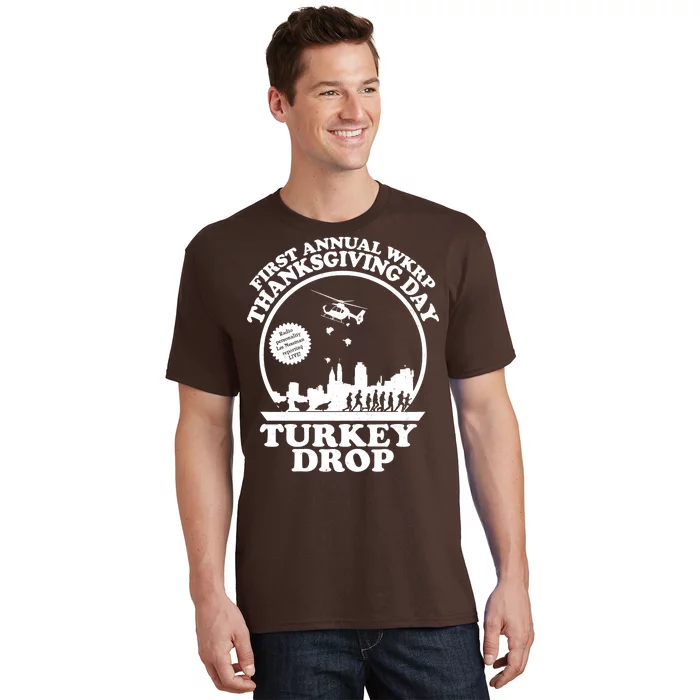 Thanksgiving WKRP Turkey Drop T-Shirt