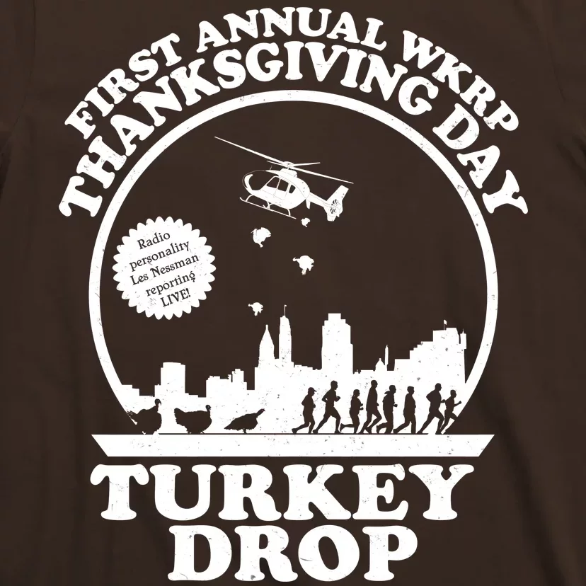 Thanksgiving WKRP Turkey Drop T-Shirt