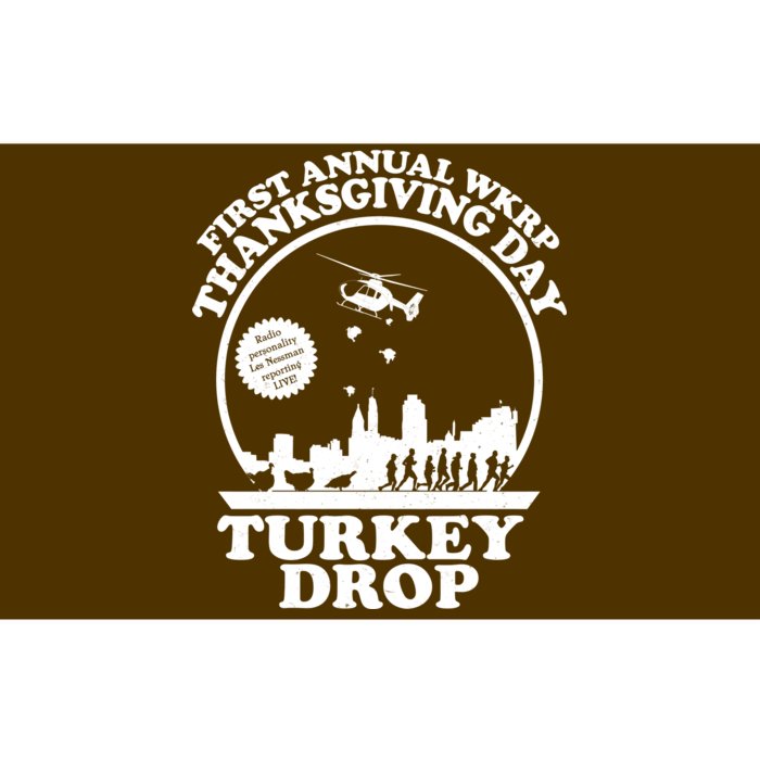 Thanksgiving WKRP Turkey Drop Bumper Sticker