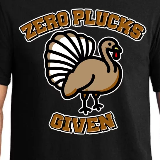 Thanksgiving Zero Plucks Given Turkey Pajama Set