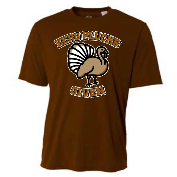 Thanksgiving Zero Plucks Given Turkey Cooling Performance Crew T-Shirt