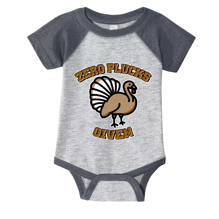 Thanksgiving Zero Plucks Given Turkey Infant Baby Jersey Bodysuit