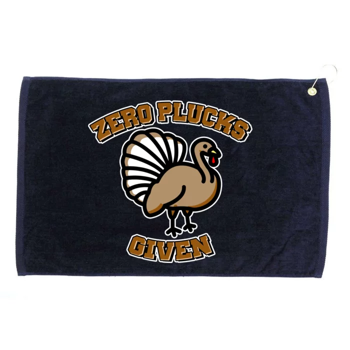 Thanksgiving Zero Plucks Given Turkey Grommeted Golf Towel