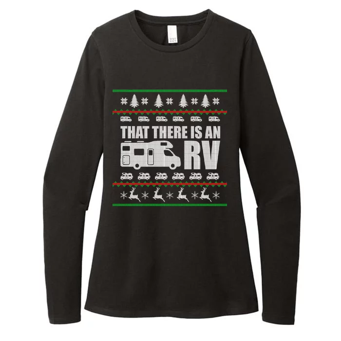 That There Is An RV Ugly Christmas Womens CVC Long Sleeve Shirt