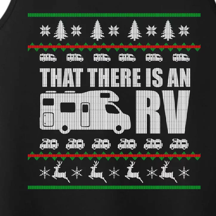 That There Is An RV Ugly Christmas Performance Tank