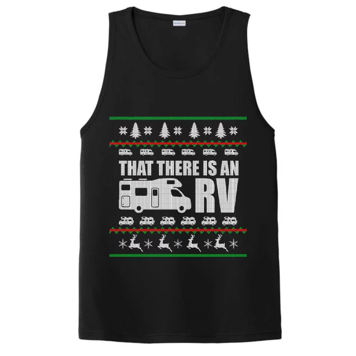 That There Is An RV Ugly Christmas Performance Tank