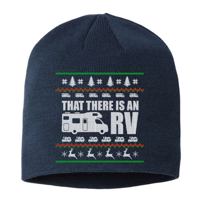 That There Is An RV Ugly Christmas 8 1/2in Sustainable Knit Beanie