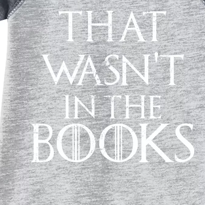 That Wasn't In The Books Infant Baby Jersey Bodysuit