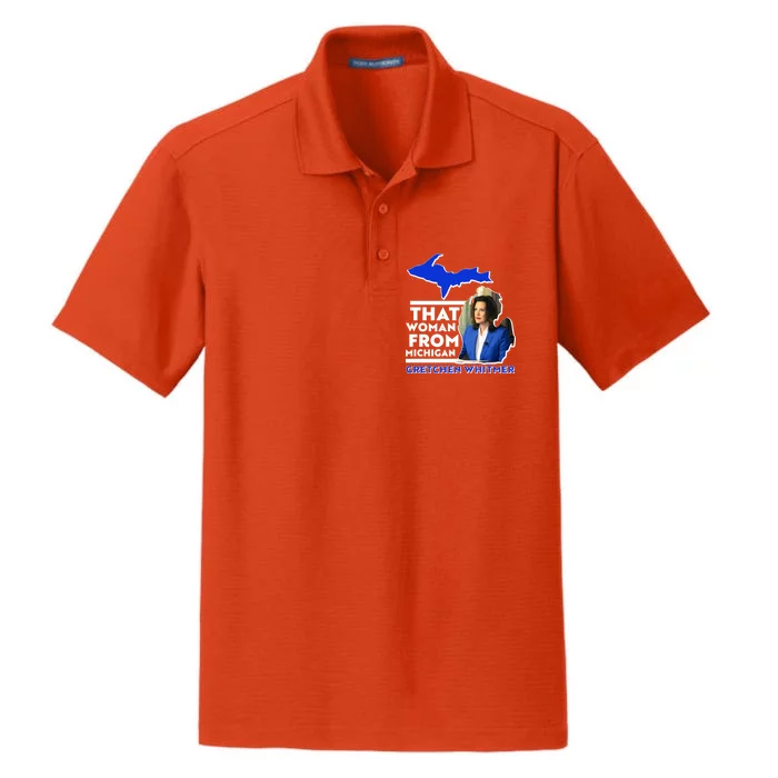 That Woman From Michigan Gretchen Whitmer Dry Zone Grid Performance Polo