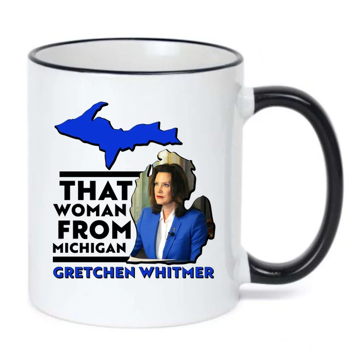 That Woman From Michigan Gretchen Whitmer Black Color Changing Mug