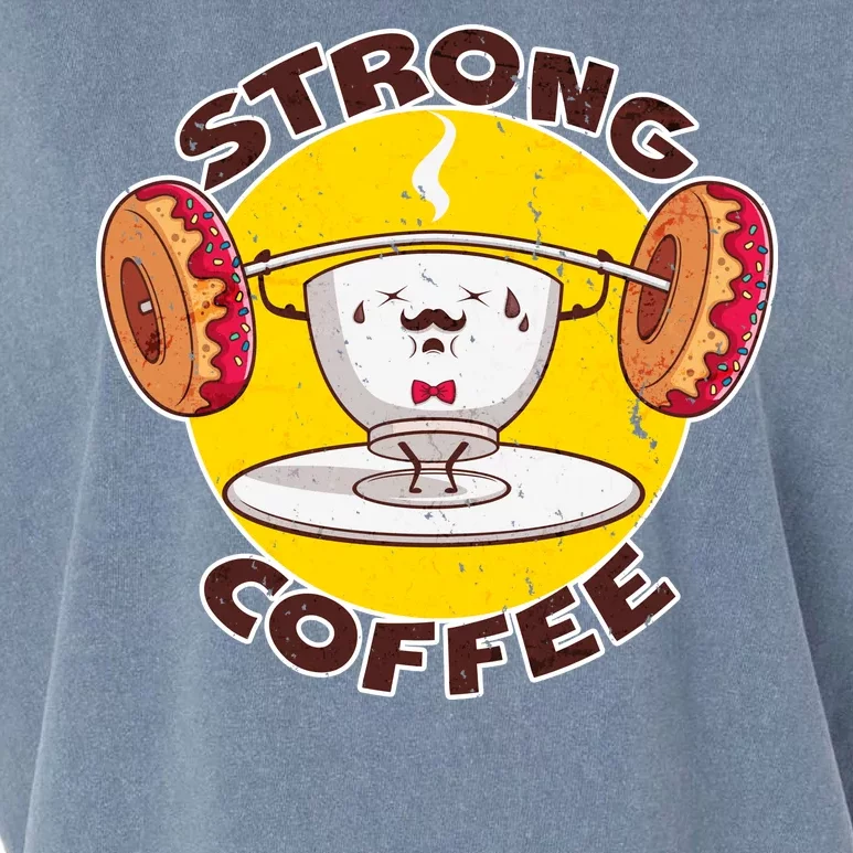 That's Some Strong Coffee Donuts Garment-Dyed Women's Muscle Tee