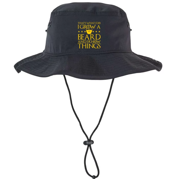 Thats What I Do I Grow A Beard and I Know Things Legacy Cool Fit Booney Bucket Hat