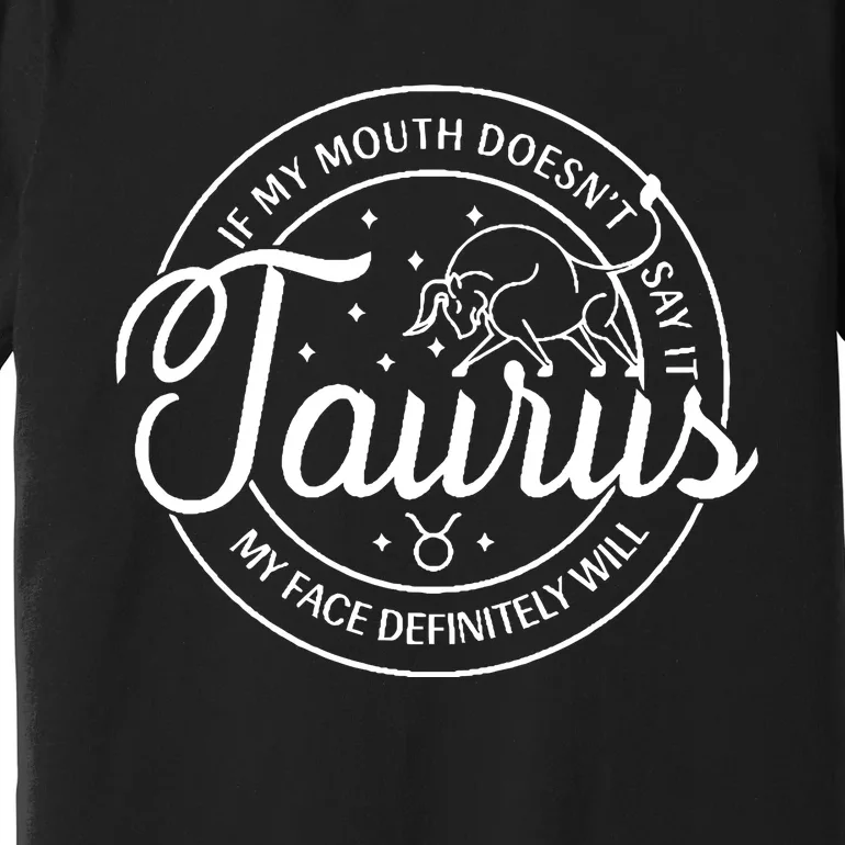 Taurus Horoscope Birthday Premium T-Shirt