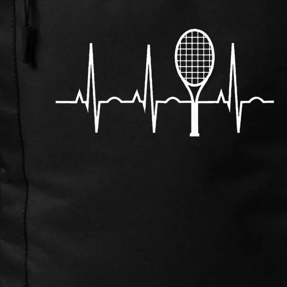 Tennis Heartbea Best Tennis Gift For Players Fans Daily Commute Backpack