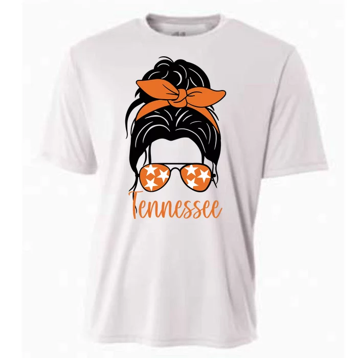 Tennessee Hair Bun Cute Cooling Performance Crew T-Shirt