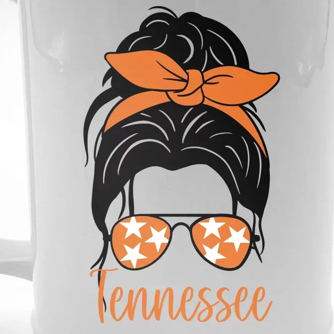 Tennessee Hair Bun Cute Front & Back Beer Stein