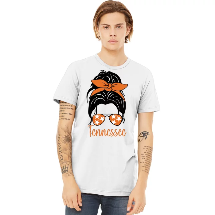 Tennessee Hair Bun Cute Premium T-Shirt