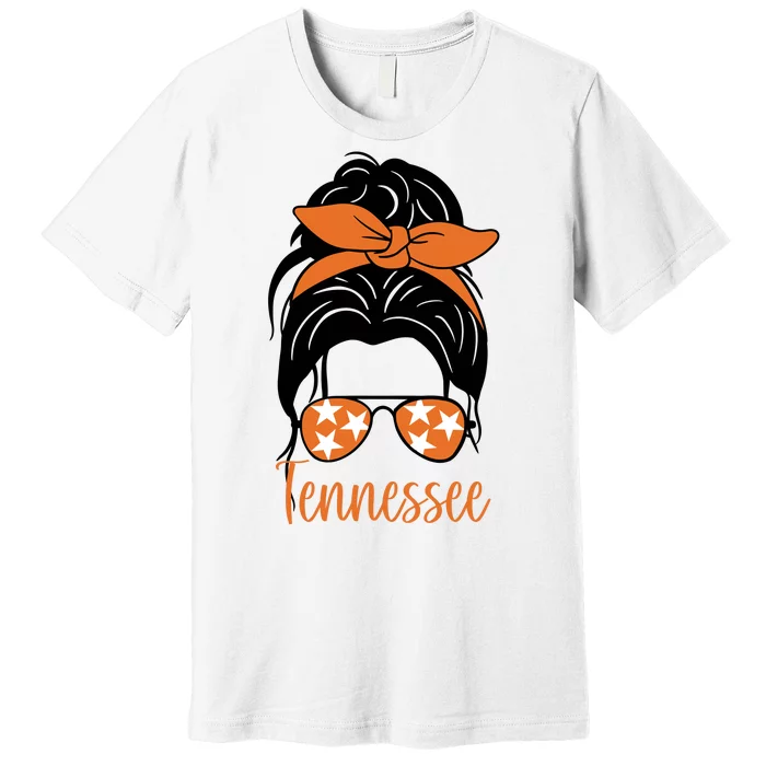 Tennessee Hair Bun Cute Premium T-Shirt