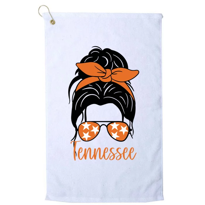 Tennessee Hair Bun Cute Platinum Collection Golf Towel