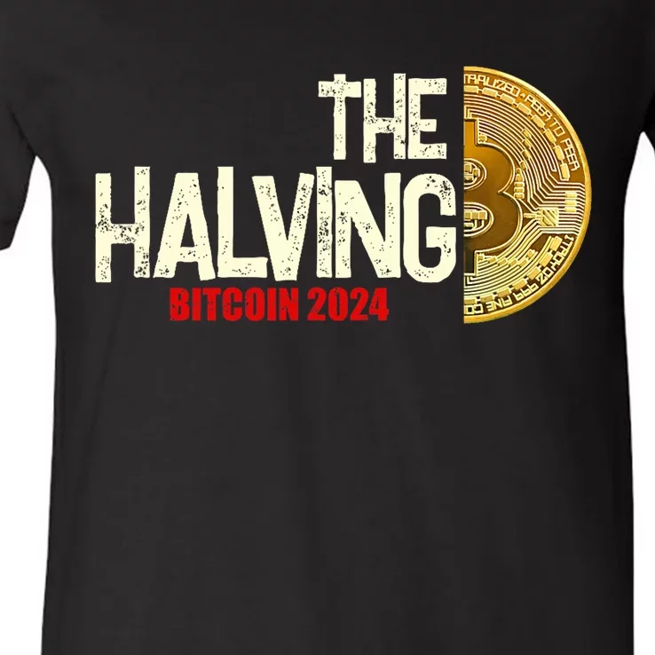 The Halving Bitcoin 2024 V-Neck T-Shirt