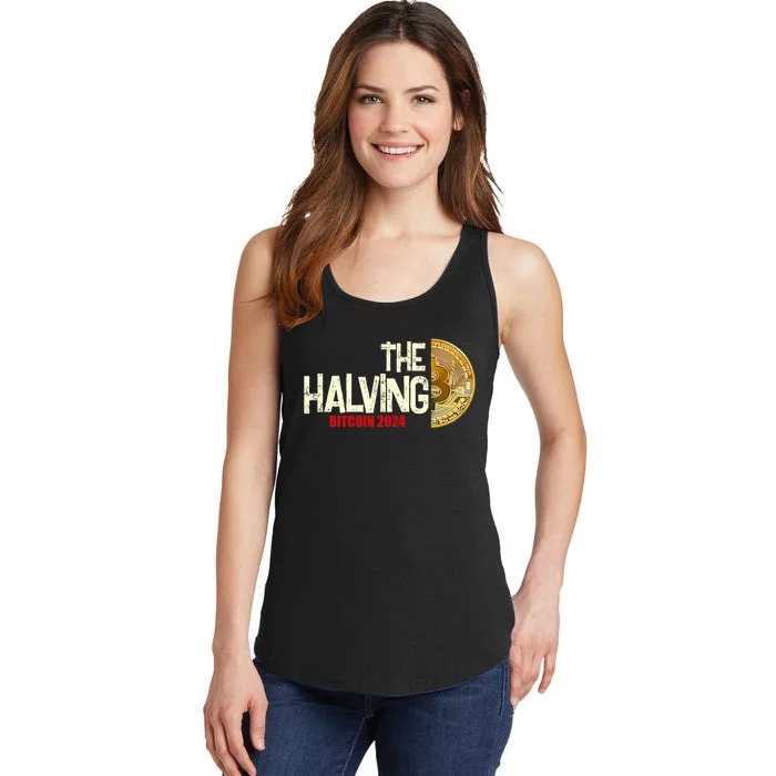 The Halving Bitcoin 2024 Ladies Essential Tank