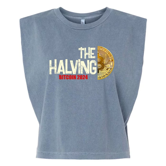 The Halving Bitcoin 2024 Garment-Dyed Women's Muscle Tee