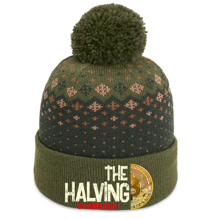 The Halving Bitcoin 2024 The Baniff Cuffed Pom Beanie