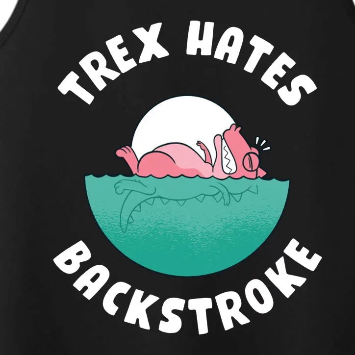 Trex Hates Backstroke Performance Tank