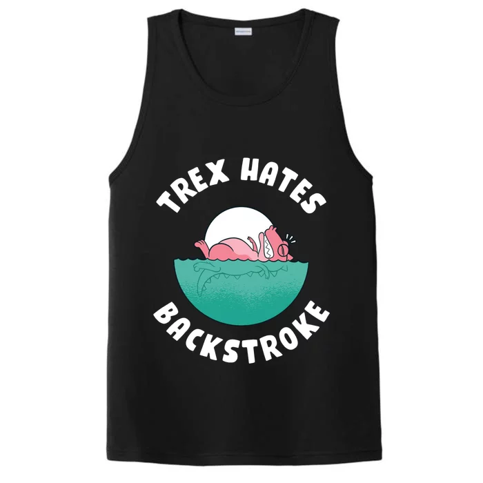 Trex Hates Backstroke Performance Tank