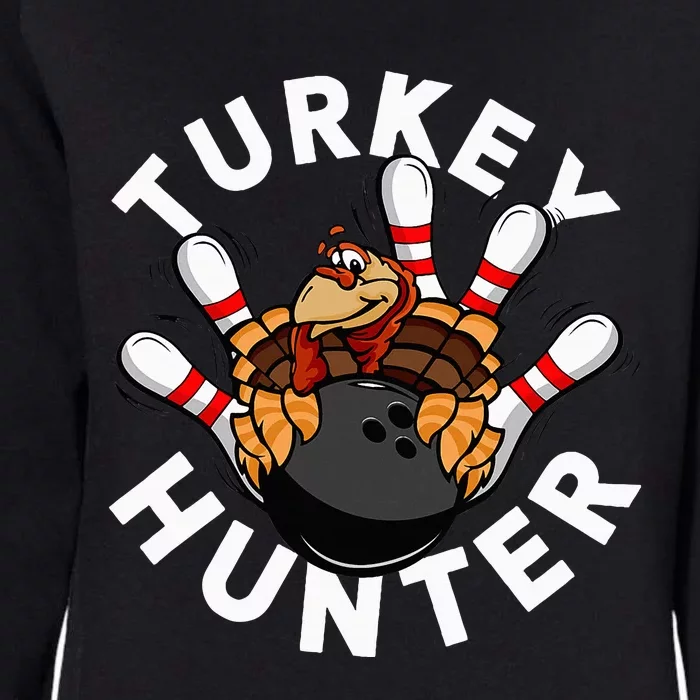 Turkey Hunter Bowling Womens California Wash Sweatshirt