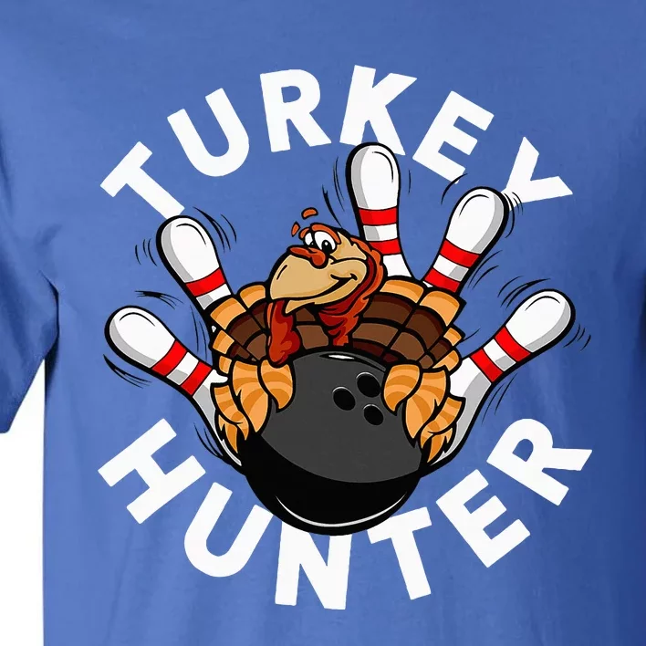 Turkey Hunter Bowling Tall T-Shirt