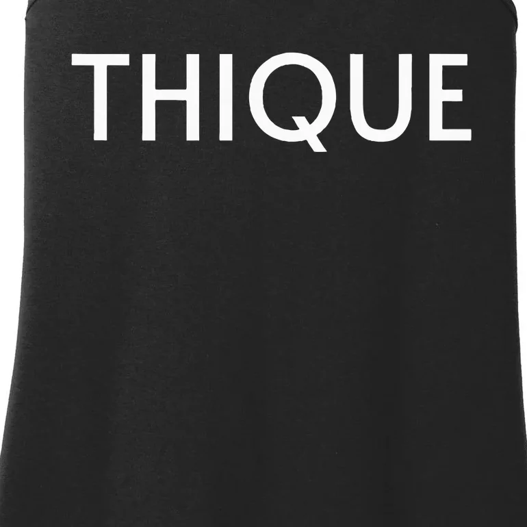 Thique Healthy Body Proud Thick Woman Ladies Essential Tank