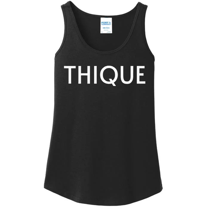 Thique Healthy Body Proud Thick Woman Ladies Essential Tank