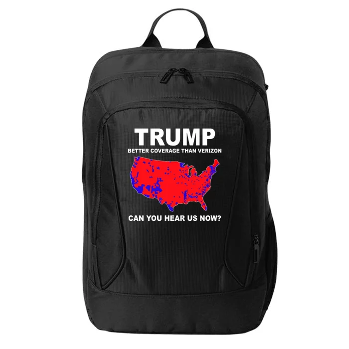 Trump Has Better Coverage Than Verizon Red Wave Us Map City Backpack