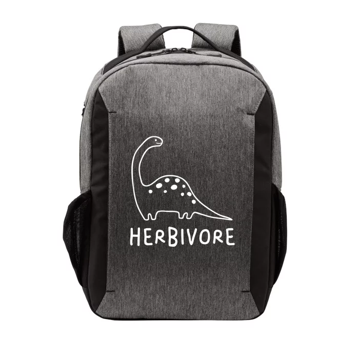 Team Herbivore Brachiosaurus Vegan Dinosaur Plant Based Tee Gift Vector Backpack