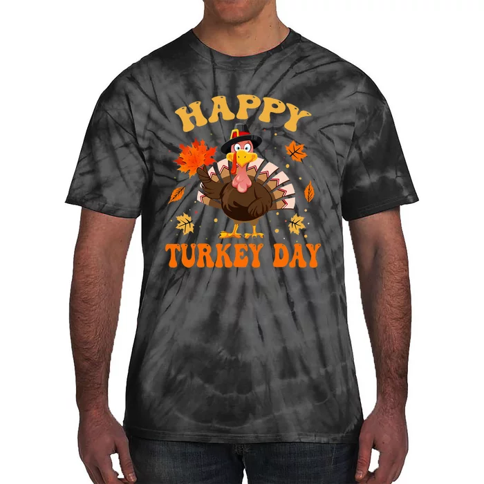 Thanksgiving Harvest Celebration Tie-Dye T-Shirt