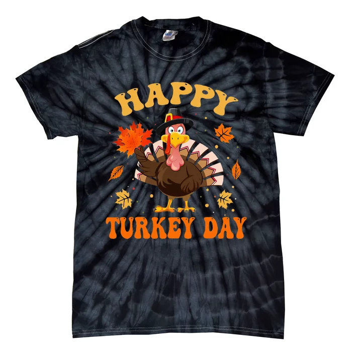 Thanksgiving Harvest Celebration Tie-Dye T-Shirt