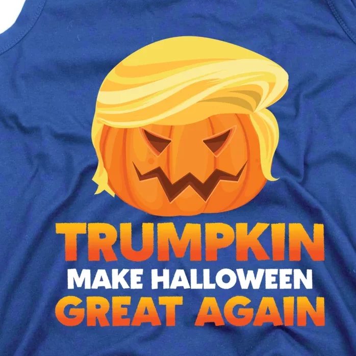 Trump Halloween Costume Trumpkin Make Halloween Great Again Gift Tank Top