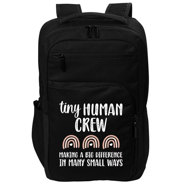 Tiny Hu Crew Pediatric Nursing Crew Peds Nurse Squad Gift Impact Tech Backpack