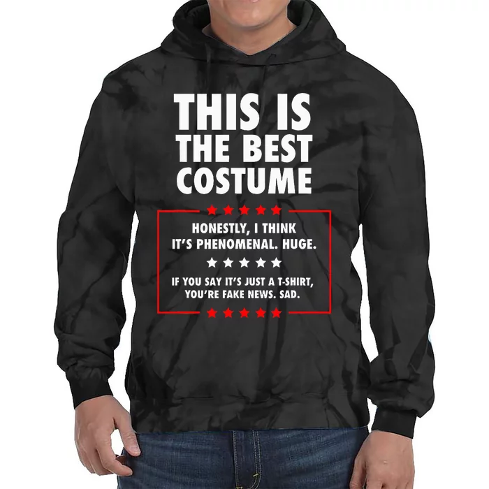 Trump Halloween Costume Tie Dye Hoodie