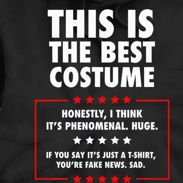 Trump Halloween Costume Tie Dye Hoodie