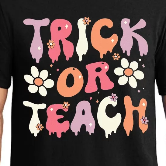 Teacher Halloween Costume Trick or Teach Ghost Groovy 70s Pajama Set