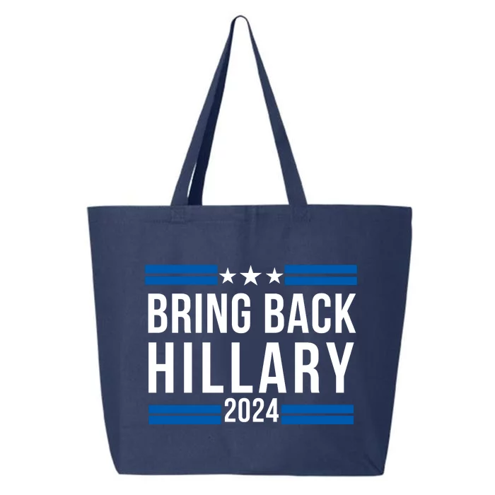 Trendy Hillary Clinton 2024 Presidential Election 25L Jumbo Tote